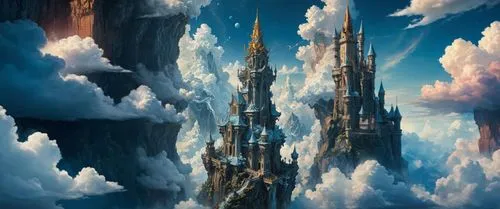 tirith,spires,cloudmont,gondolin,fantasy city,citadels