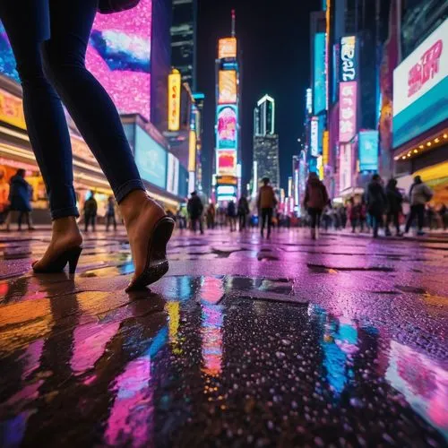 time square,times square,walking in the rain,ny,people walking,pedestrian,Photography,General,Commercial