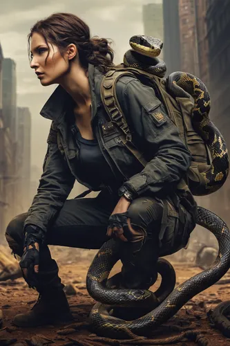 lara,sci fiction illustration,katniss,digital compositing,district 9,climbing salamander,combat medic,natrix natrix,fallout4,post apocalyptic,scavenger,biologist,game art,exoskeleton,groundsnake,recruiter,operator,pathfinders,paratrooper,female doctor,Photography,Fashion Photography,Fashion Photography 18