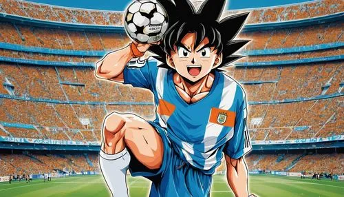 son goku,goku,dragon ball,dragonball,kame sennin,takikomi gohan,dragon ball z,zamorano,pallone,footbal,soccer kick,footballer,duracell,argentina ars,cimarrón uruguayo,athletic,soccer player,anime 3d,chollo hunter x,futebol de salão,Illustration,Japanese style,Japanese Style 04