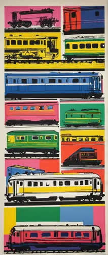 trains,andy warhol,electric locomotives,locomotives,colourful pencils,warhol,diesel locomotives,bic,international trains,paint tubes,freight trains,cool pop art,pop art colors,rail traffic,oil pastels,railroads,pencil cases,color pencils,colour pencils,gift wrapping paper,Art,Artistic Painting,Artistic Painting 22