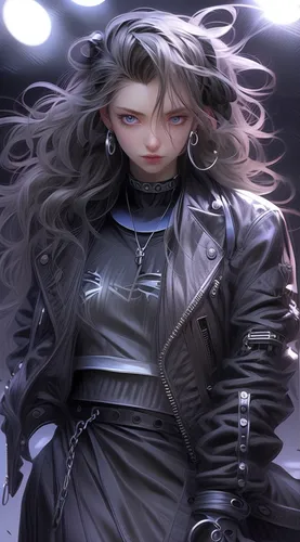 a200,gunmetal,dark angel,echidna,silver,silver rain,black raven,imperial coat,canary,black coat,black leather,black bird,swordswoman,crow queen,medusa,black widow,wraith,metallic,femme fatale,silvery