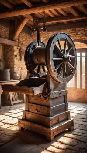 cannon oven,mill wheel,spinning wheel,armories,wooden wheel,ships wheel,cannon,ship's wheel,old wooden wheel,watermill,tulou,waterwheel,potter's wheel,waterwheels,iron wheels,water mill,impeller,cannonsburg,wind powered water pump,water wheel,Illustration,American Style,American Style 06