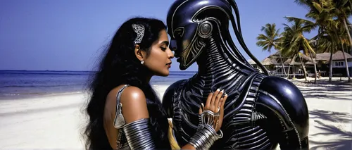 body painting,bodypainting,bodypaint,black couple,neon body painting,photomanipulation,photoshop manipulation,splendens,extraterrestrial life,voodoo woman,image manipulation,shamanic,assimilation,alien warrior,black angel,exotic species,aboriginal culture,exotic,amorous,african art,Conceptual Art,Sci-Fi,Sci-Fi 02