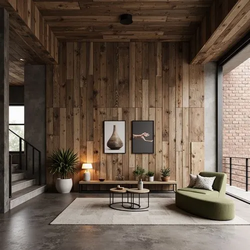 loft,modern decor,wooden beams,scandinavian style,danish furniture,wooden wall,living room,contemporary decor,livingroom,home interior,interior design,limewood,lofts,wooden mockup,rustic aesthetic,wooden floor,modern room,wooden pallets,interior modern design,interior decoration