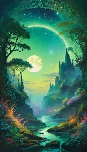 fantasy landscape,fantasy picture,fairy world,lunar landscape,fantasy art,mushroom landscape,landscape background,dreamscape,dreamlands,an island far away landscape,world digital painting,fantasia,futuristic landscape,fantasy world,dream world,elfland,alien planet,alien world,alfheim,dreamscapes,Conceptual Art,Fantasy,Fantasy 05