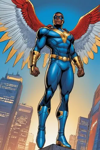 hawkman,miracleman,darkhawk,zauriel,the archangel,flamebird,Illustration,American Style,American Style 13