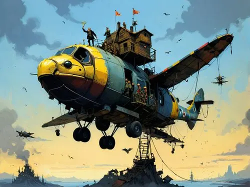 airship,air ship,airships,skyship,uderzo,dirigible,Conceptual Art,Sci-Fi,Sci-Fi 01