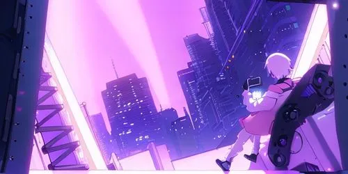 night with lights purples

,heavy object,sidonia,evangelion evolution unit-02y,evangelion eva 00 unit,eva unit-08,evangelion unit-02,shaft,ultraviolet,backgrounds,34 meters high,the purple-and-white,p