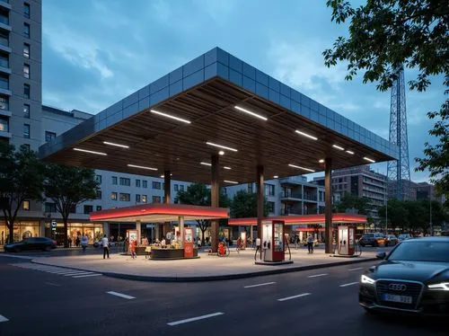 electric gas station,bus station,gas station,e-gas station,filling station,forecourts,mvrdv,ecomstation,bus shelters,autogrill,carports,metro station,metropolitano,forecourt,underground garage,metropolia,autopolis,bedok,conad,petrol pump