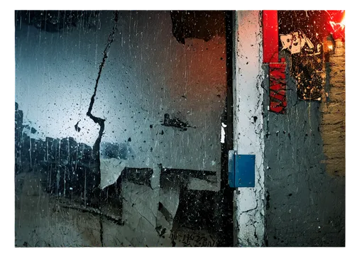 floodwall,dampness,pluie,rain on window,shopwindow,washout,friedrichshain,drainpipe,laneways,sodden,corroding,iphoto,street light,streetscape,rain gutter,palimpsest,broken pane,windowpanes,ipix,hinge,Conceptual Art,Daily,Daily 02