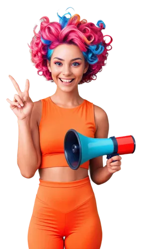 jazzercise,fundora,vuvuzela,megaphone,megaphones,electric megaphone,meg,magenta,rockabella,ammo,orange,yoyo,colorama,jogbra,handheld electric megaphone,rose png,mic,retro woman,ymca,orang,Illustration,Realistic Fantasy,Realistic Fantasy 18