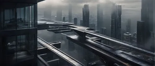 coruscant,futuristic landscape,futuristic architecture,metropolis,arcology,skywalks,skyways,skybridge,skyscraper,cybercity,urban towers,oscorp,highrises,skyscraping,shanghai,high rises,the skyscraper,cityscape,guangzhou,dystopian,Conceptual Art,Fantasy,Fantasy 13