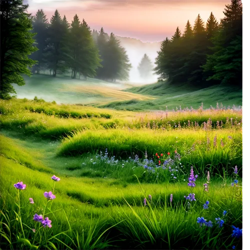 meadow landscape,landscape background,meadow and forest,meadow in pastel,nature background,salt meadow landscape,mountain meadow,green meadow,forest landscape,fantasy landscape,alpine meadow,small meadow,world digital painting,nature landscape,background view nature,mushroom landscape,meadow,summer meadow,alpine landscape,green landscape,Conceptual Art,Fantasy,Fantasy 28