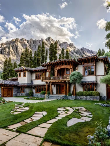 house in the mountains,house in mountains,beautiful home,luxury property,luxury home,bendemeer estates,indian canyons golf resort,indian canyon golf resort,alpine style,telluride,mansion,chalet,aspen,eco hotel,luxury real estate,green lawn,home landscape,golf lawn,country estate,crib