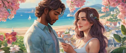 romantic scene,clove garden,romantic portrait,honeymoon,blue jasmine,galata,island of rab,beach background,flower background,oleander,lavezzi isles,summer background,romantic look,arabic background,spring background,antalya,garden of eden,istanbul,floral background,persian poet,Illustration,Abstract Fantasy,Abstract Fantasy 11