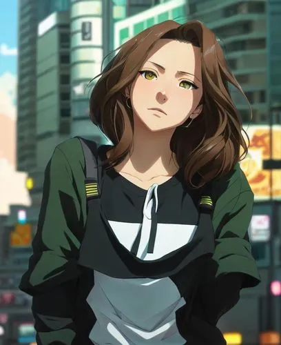 city ​​portrait,shibuya,shinjuku,mari makinami,vector girl,cg artwork,anime japanese clothing,shibuya crossing,persona,newscaster,my hero academia,tokyo city,fuki,a pedestrian,parka,pedestrian,city trans,jin deui,anime cartoon,tokyo,Common,Common,Japanese Manga