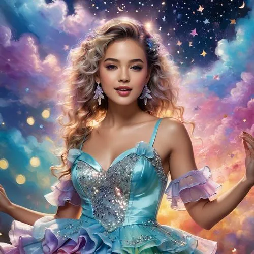 cosmogirl,jolin,fairy galaxy,cinderella,fairy queen,magical,Conceptual Art,Daily,Daily 32