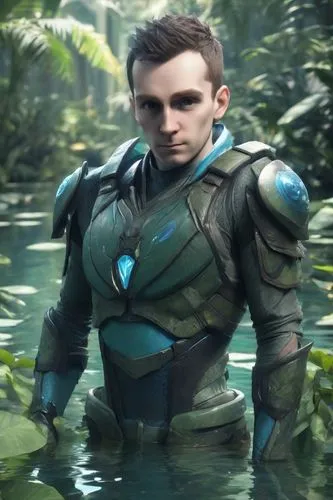 gillenwater,male elf,dbh,zeledon,kaidan,aquatic herb,Photography,Realistic