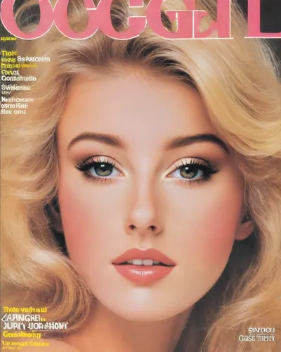 1980s, Oggi magazine cover, blonde, gorgeous, colourful,magazine cover,cover girl,cover,gena rolands-hollywood,magazine - publication,magazine,ann margarett-hollywood,vogue,the print edition,vintage m