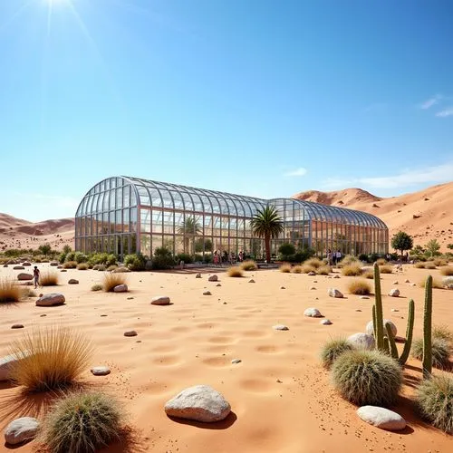 earthship,greenhouses,greenhouse effect,greenhouse,biosphere,desert landscape,masdar,desert desert landscape,solar cell base,desert plant,glasshouse,glasshouses,arid landscape,biodome,biomes,arid land,hahnenfu greenhouse,desert plants,biospheres,the desert