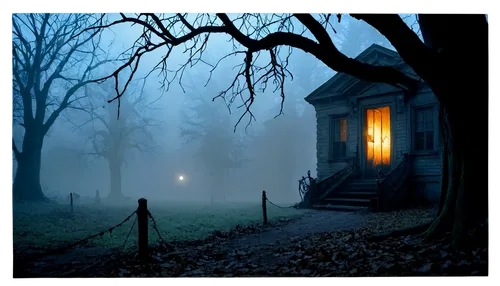 halloween background,halloween scene,witch house,haunted house,the haunted house,halloween illustration,witch's house,halloween poster,creepy doorway,lonely house,hauntings,halloween frame,the threshold of the house,halloween wallpaper,creepy house,haunts,night scene,halloween and horror,haunt,haunted,Illustration,Realistic Fantasy,Realistic Fantasy 32