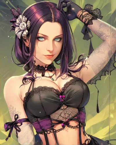 vanessa (butterfly),background ivy,ivy,yulan magnolia,medusa,magnolia,lilac blossom,widow flower,neo-burlesque,monsoon banner,malva,fae,rusalka,烧乳鸽,lilikoi,flora,goth woman,violet,poison ivy,celtic queen