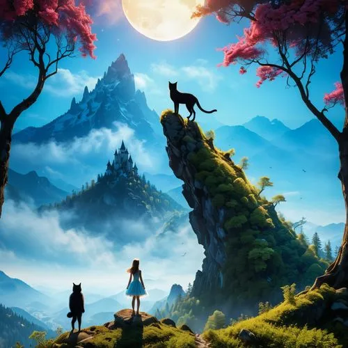 ghibli,fantasy picture,mononoke,beautiful wallpaper,studio ghibli,children's background,world digital painting,arrietty,fantasy landscape,3d fantasy,mountain world,hoenn,dream world,landscape background,fantasy art,konietzko,background screen,travelers,samsung wallpaper,hyrule,Photography,Documentary Photography,Documentary Photography 32