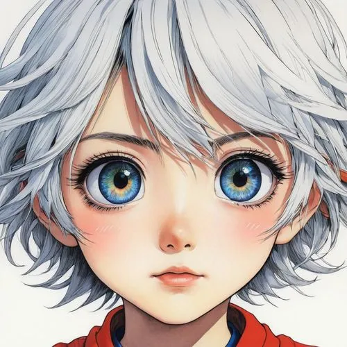 piko,wakamiya,nanami,heterochromia,krita,minmei,pupils,saiko,rei ayanami,nali,fubuki,sakuya,haruko,kaworu,khatuna,alcor,ann,ayanami,giulietta,michio,Illustration,Japanese style,Japanese Style 11