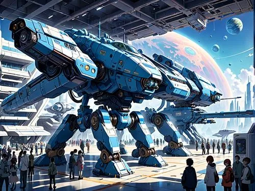 sci fiction illustration,valerian,heavy object,dreadnought,scifi,mecha,bolt-004,sky space concept,mech,futuristic landscape,sci - fi,sci-fi,constellation centaur,sci fi,constellation swordfish,blue tiger,sidonia,tau,futuristic art museum,futuristic,Anime,Anime,Realistic