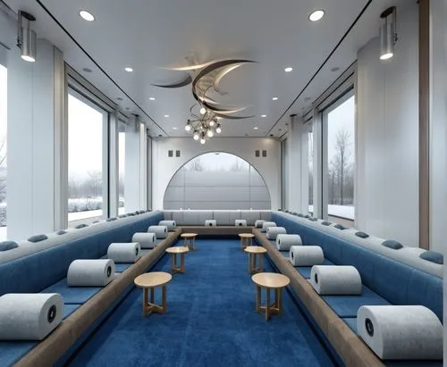 an artistic rendering of a large bus,spaceship interior,sky space concept,ufo interior,lounges,staterooms,spaceliner,Photography,General,Realistic