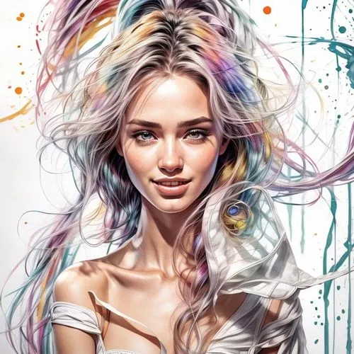 boho art style,boho art,digital art,digital painting,artist color,colorful background,world digital painting,seelie,digital artwork,colorful doodle,coloristic,color feathers,krita,illustrator,fantasy portrait,color pencils,fashion vector,colourful pencils,girl drawing,unicorn art