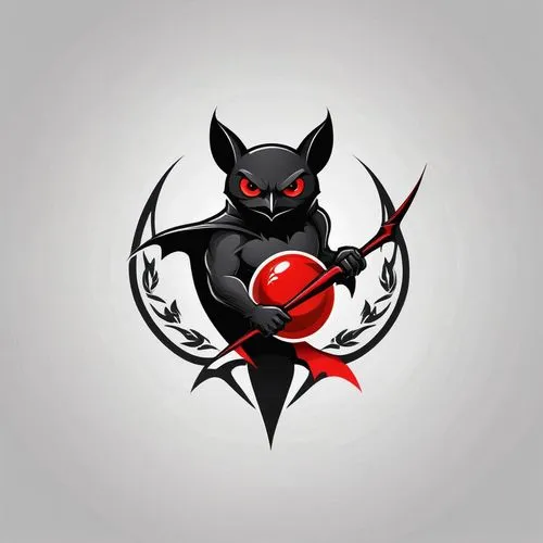 karasu,bedevil,shikai,vhl,demonomicon,naginata,Unique,Design,Logo Design