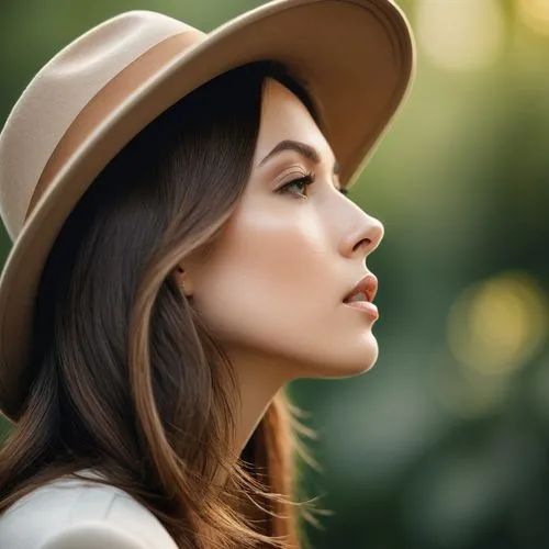 brown hat,girl wearing hat,leather hat,brown cap,the hat-female,sun hat,Photography,Fashion Photography,Fashion Photography 09