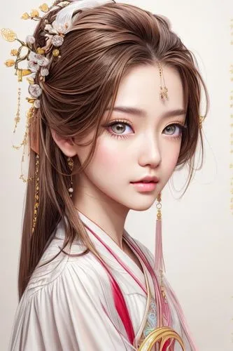 chinese art,hanbok,oriental princess,ao dai,yi sun sin,japanese art,inner mongolian beauty,fairy tale character,oriental girl,oriental painting,wuchang,junshan yinzhen,fantasy portrait,oriental longhair,mulan,plum blossom,geisha girl,plum blossoms,xizhi,shuanghuan noble,Common,Common,Natural