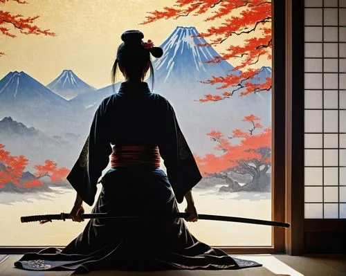 japanese art,kyudo,japanese culture,niten,hakama,heian,samurai,bujinkan,iaido,ukiyoe,geisha,shintoism,tatami,japanese background,shogun,sakon,geisha girl,japon,daimyos,tea ceremony,Art,Artistic Painting,Artistic Painting 04