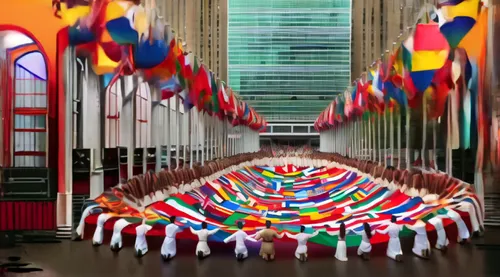 world flag,hall of nations,colorful flags,rockefeller plaza,flags and pennants,flags,panoramical,colorful bunting,color guard (flag spinning),uae flag,memorial ribbons,kennedy center,radio city music 