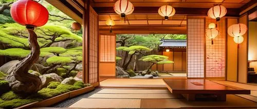 japanese-style room,japanese restaurant,ryokan,teahouse,kyoto,ryokans,teahouses,japanese shrine,japanese zen garden,tea ceremony,japanese lantern,kaiseki,dojo,japanese tea,japan garden,japanese lamp,japanese garden ornament,izakaya,japanese background,watercolor tea shop,Conceptual Art,Oil color,Oil Color 23