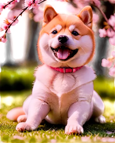 shiba,inu,shiba inu,hanami,uchishiba,shibe,cheerful dog,sheeb,happyanunoit,akita,oginishiki,sakura blossom,japanese sakura background,flower background,shib,spring background,sakura mochi,suri,jindo,cute puppy,Conceptual Art,Oil color,Oil Color 21