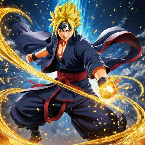 Super saiyan Itachi (with yellow hair) do a kamehameha, fights versus Sasuke, spectacular, lots of particle effects,senju,kishimoto,minato,naruto,sasuke,denki,yahiko,bankai,usui,baruto,kazama,bandai,k