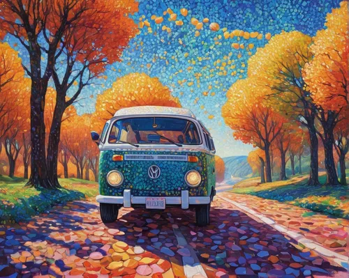 autumn camper,vwbus,vw van,vw bus,campervan,vw camper,vanagon,volkswagenbus,camper van,autumn background,van,autumn landscape,autumn theme,autumn scenery,autumn day,autumn idyll,volkswagen vw,camper van isolated,boho art,vw,Conceptual Art,Daily,Daily 31