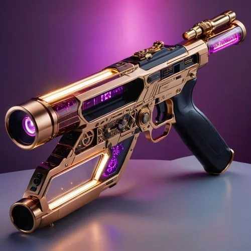 hawkmoon,vanu,popgun,astrascope,grafer,gjallarhorn,smigun,outgun,tower pistol,mida,minigun,carbine,alien weapon,raygun,air pistol,uzi,pink vector,sidearm,galaxity,gold and purple,Photography,General,Realistic