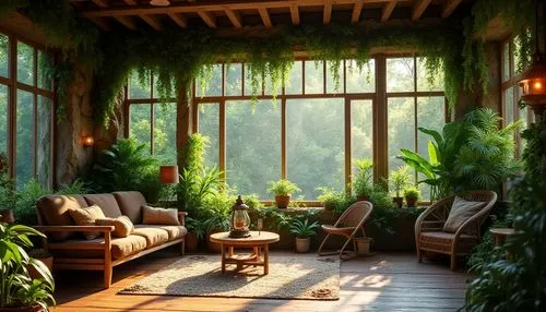 sunroom,conservatory,veranda,indoor,cabana,patios,patio,verandas,sitting room,indoors,porch,greenhouse,houseplants,verandah,orangery,front porch,house plants,teahouse,living room,solarium,Photography,General,Realistic