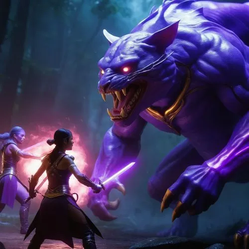 auriongold,kindred,alani,rakshasa,she feeds the lion,korra