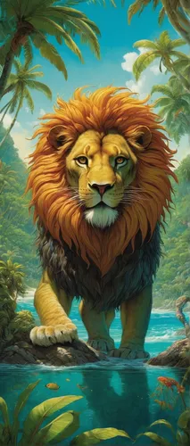 forest king lion,king of the jungle,lion,male lion,lion father,simba,lion - feline,skeezy lion,lion head,leo,lion's coach,female lion,lion number,little lion,african lion,stone lion,masai lion,two lion,panthera leo,lion king,Illustration,Realistic Fantasy,Realistic Fantasy 05