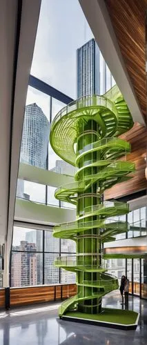 the energy tower,deloitte,titanum,spiral staircase,gensler,autostadt wolfsburg,spiralfrog,kerplunk,modern office,kinetic art,steel sculpture,heatherwick,genzyme,skywalks,futuristic architecture,spiral stairs,loebs,safdie,spiral art,modern decor,Illustration,Paper based,Paper Based 09