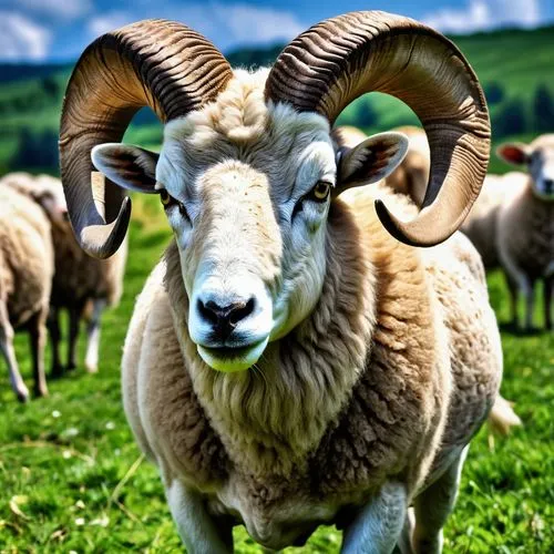 north american wild sheep,mountain sheep,wild sheep,barbary sheep,black-brown mountain sheep,dall's sheep,male sheep,mouflon,cameroon sheep,merino sheep,east-european shepherd,bighorn ram,wool sheep,big horn sheep,ruminants,black nosed sheep,ram,ruminant,black head sheep,argali,Photography,General,Realistic