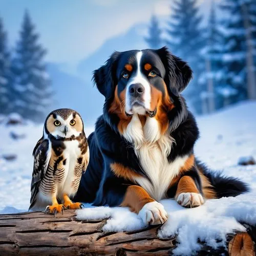 st bernard,winter animals,st bernard outdoor,bernese mountain dog,bernese,dubernard,Photography,General,Realistic