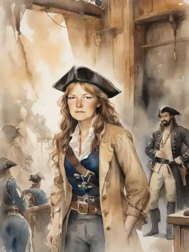 norrington,jamestown,privateers,barbossa,earps,poldark,plundering,tricorn,capitaine,piracies,quatermain,pirates,eponine,swashbucklers,piratas,shipman,doubloons,shippen,haytham,pirating,Digital Art,Watercolor