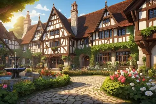 violet evergarden,sylvania,highstein,knight village,maplecroft,ghibli,ludgrove,aurora village,medieval town,auberge,dandelion hall,escher village,medieval market,nargothrond,briarcliff,marketplace,studio ghibli,bloomgarden,butterfields,eramosa,Unique,Pixel,Pixel 05